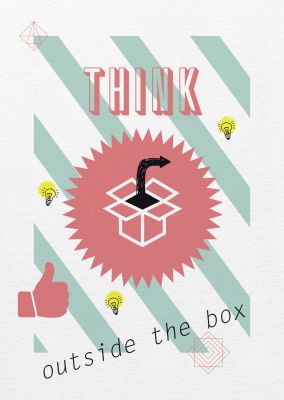 Say it »Think outside the box«