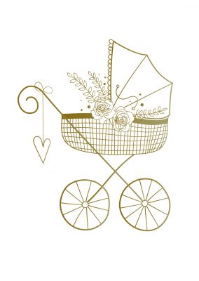 Line Art »baby stroller«
