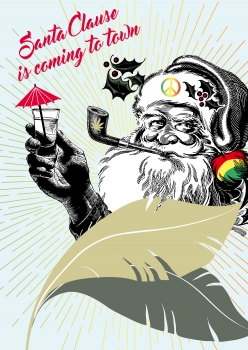 Celebration »santa is coming«